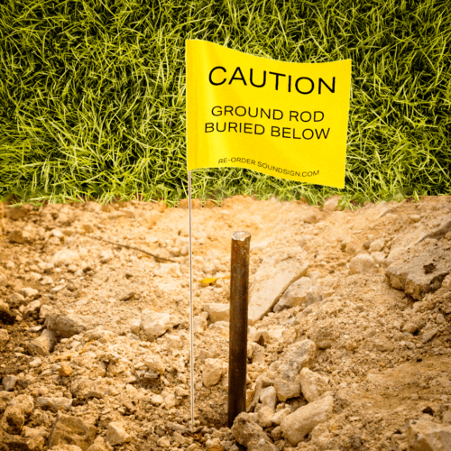 Ground Rod Identification Marker Flags