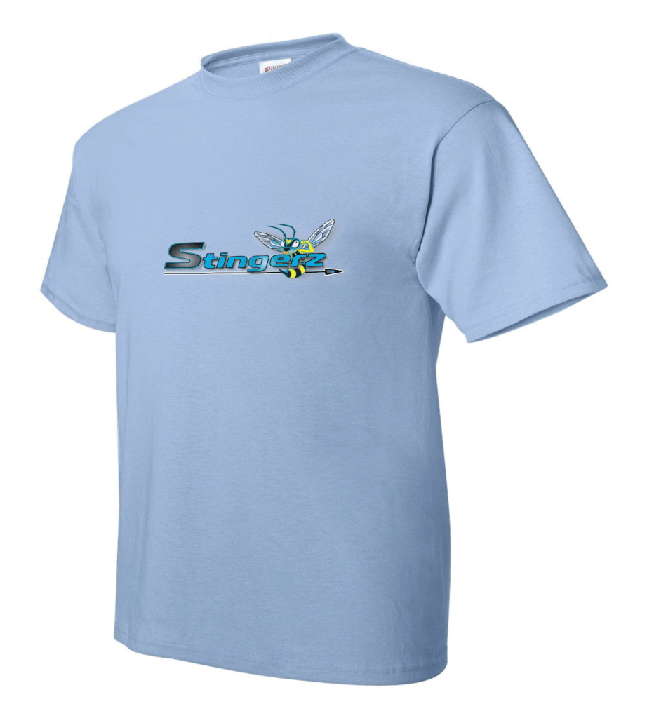 Light Blue Stingerz Logo T-Shirt