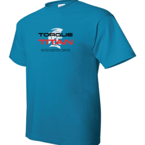 Teal Torque Titan Logo T-Shirt