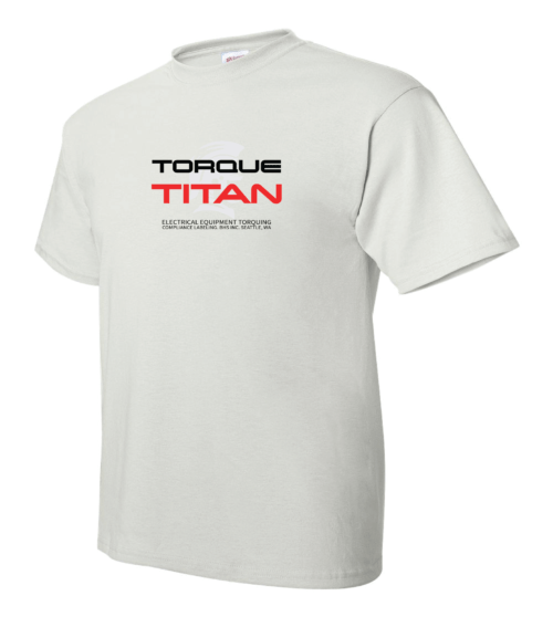 White Torque Titan Logo T-Shirt