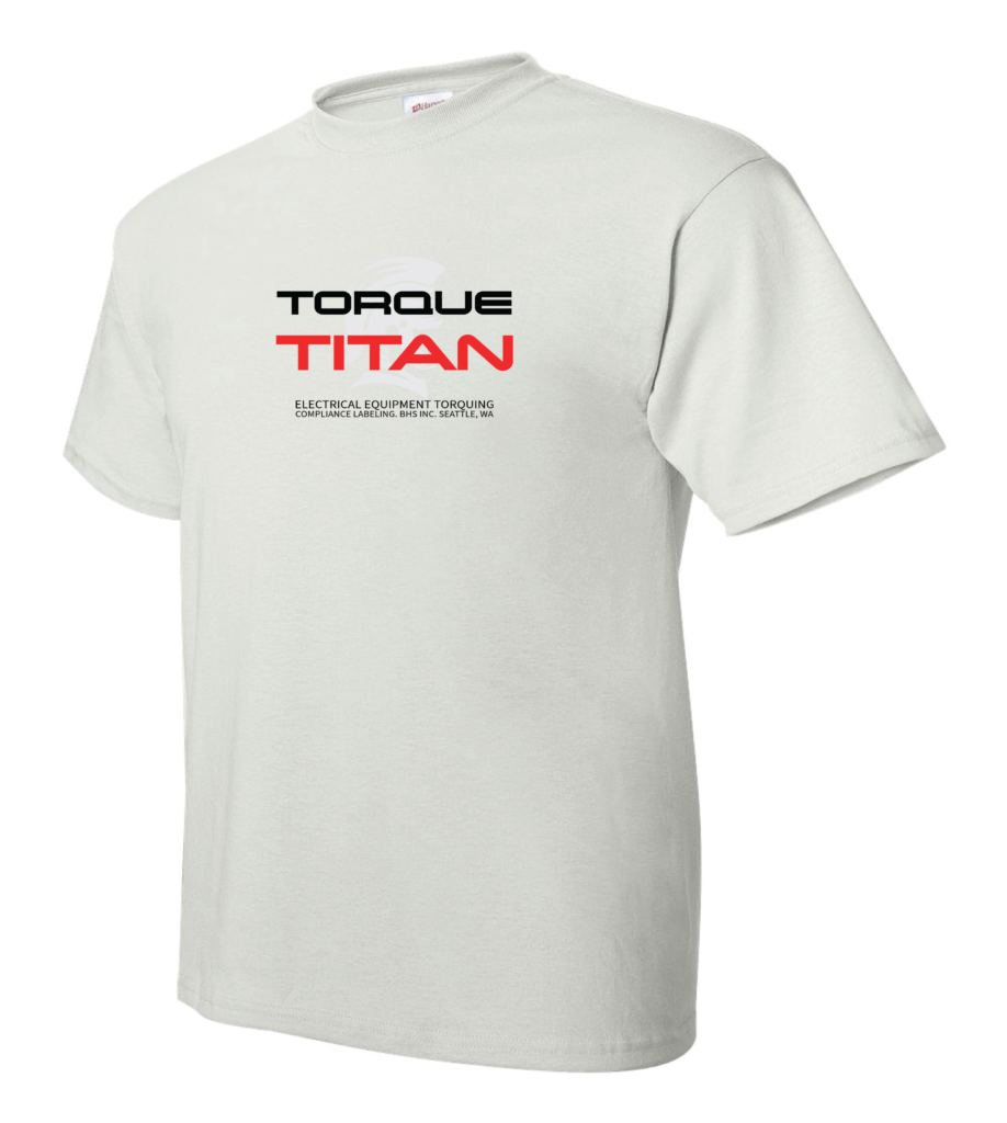 White Torque Titan Logo T-Shirt