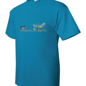 Stingerz Professional Logo T-Shirt - Teal Hanes 5170 EcoSmart® Unisex Tee for Trade Professionals