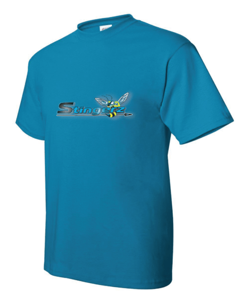 Stingerz Professional Logo T-Shirt - Teal Hanes 5170 EcoSmart® Unisex Tee for Trade Professionals